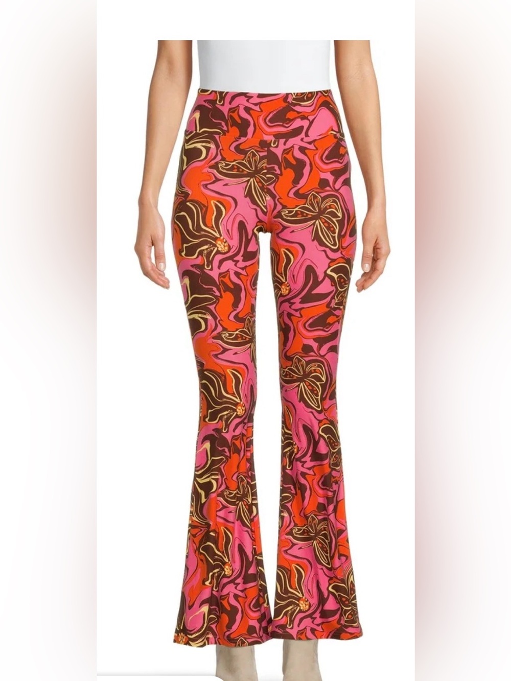 Boho Fit n Flare Pants Medium - Picture 3 of 8